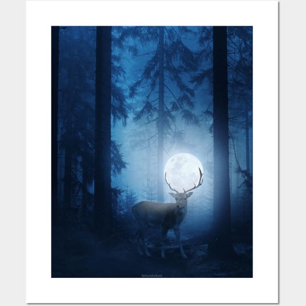 Deer Wall Art by xmuratakyol